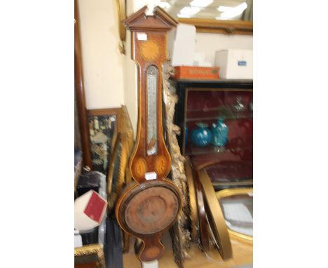 A 19th Century Barometer case, no dial