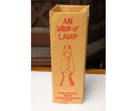 A 1960's lava lamp, with original box