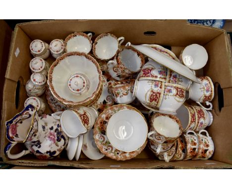 Early 20th Century tea service Daisy along with Regency Queen Anne tea service along with Masons and Spice jars and others