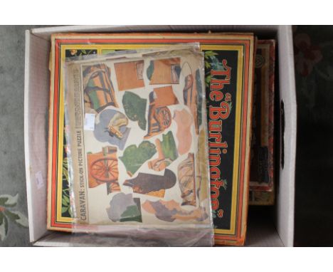 Chad Valley games, including Escalado, Cricket at Lords, Games Compendium, jigsaws etc