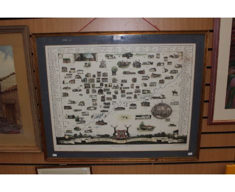 After Nick McCann limited edition print, "One Hundred Inn Nottingham" 6/200