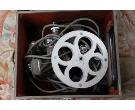 Film projector in case
