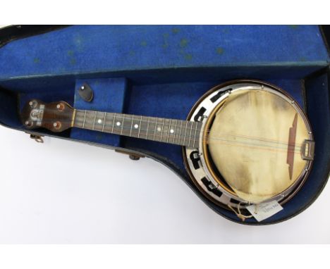 Ukulele banjo, Dallas model C, badged George Formby in caseUnderstood to have been the first of George Formby's instruments p