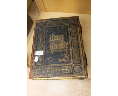 Victorian Bible and inkwell