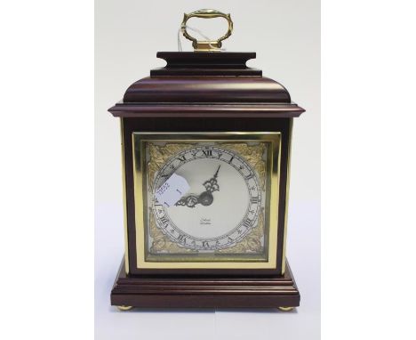 An Elliot mahogany cased mantle clock, 1990s