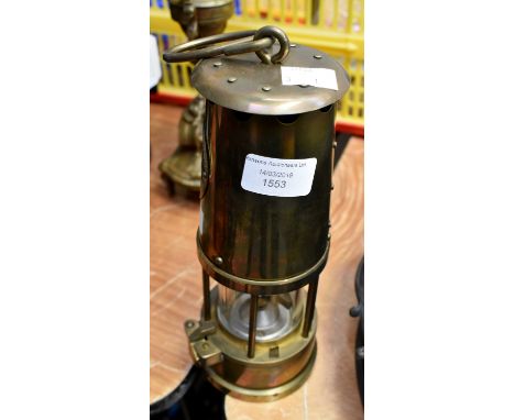 Brass miners lamp