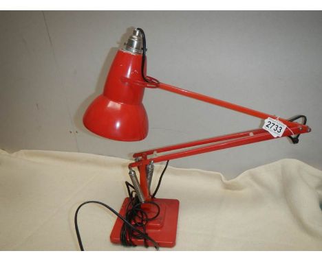 A vintage angle poise lamp.