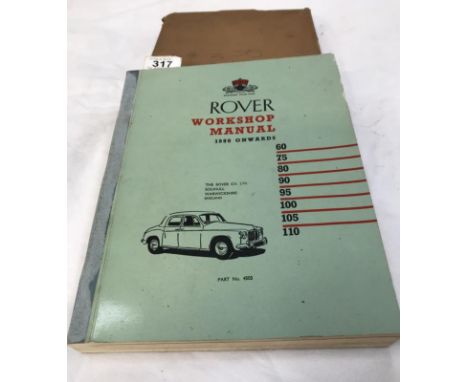 An old Rover 100 manual in original box