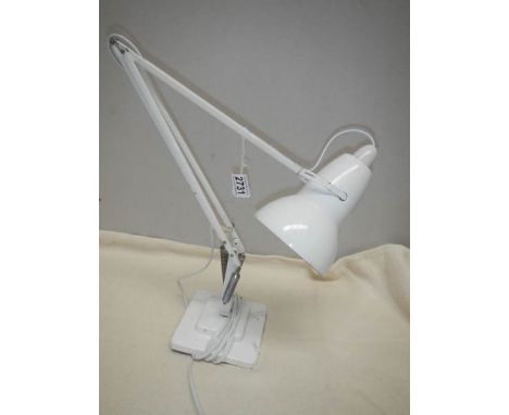 A vintage angle poise lamp.