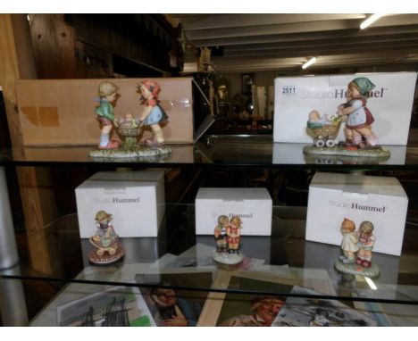 4 boxed Goebel Hummel figures including 4 Studio Hummel and Goebel Special Delivery figure.