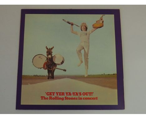 A Rolling Stones - Gete Yer Ya-Ya's Out vinyl lp, cover in good condition, vinyl in good condition