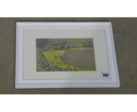 John Craxton - Beach - Lithograph 1944 - framed size 33.5cm x 25cm, image size 20cm x 13.5cm