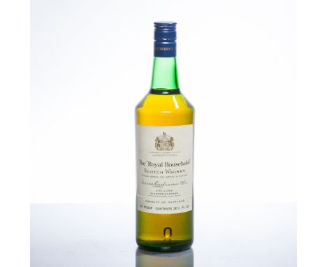 THE "ROYAL HOUSEHOLD"
Blended Scotch Whisky bottled by James Buchanan & Co., Ltd. of Glasgow. 26 2/3 fl. ozs., 70° proof.