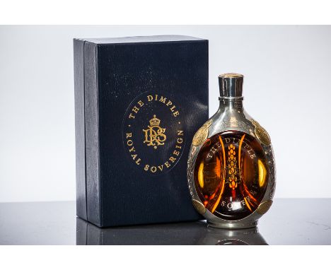 THE DIMPLE ROYAL SOVEREIGN
Blended Scotch Whisky,aged  21 years. 75cl, 43% volume, in presentation box.
