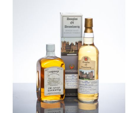 CLYNELISH DOUGLAS OF DRUMLANRIG 1990
Single Highland Malt Whisky, aged 14 Years, bottled from a single cask by Langside Disti