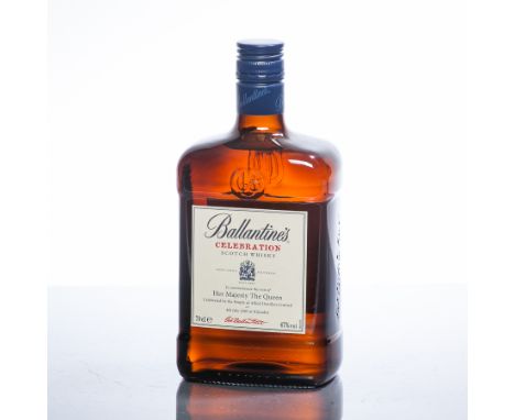 BALLANTINE'S CELEBRATION
Blended Scotch Whisky bottled to commemorate the visit of HM Queen Elizabeth II 4th July 2003 at Kil