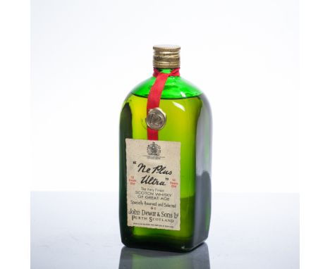 "NE PLUS ULTRA" 12 YEARS OLD
Blended Scotch Whisky, specially reserved and selected by John Dewar & Sons Ltd., no volume or c