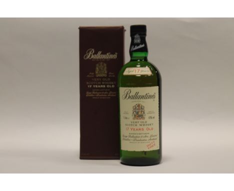 BALLANTINE'S 17 YEAR OLD Blended Scotch Whisky, 1Litre, 43% volume, in carton.