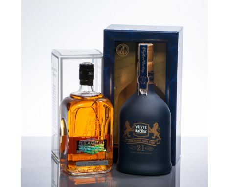 USQUAEBACH MILLENNIAL
Blended Scotch Whisky. 750ml, 43% volume. 
WHYTE AND MACKAY AGED 21 YEARS
Blended Scotch Whisky. 70cl, 