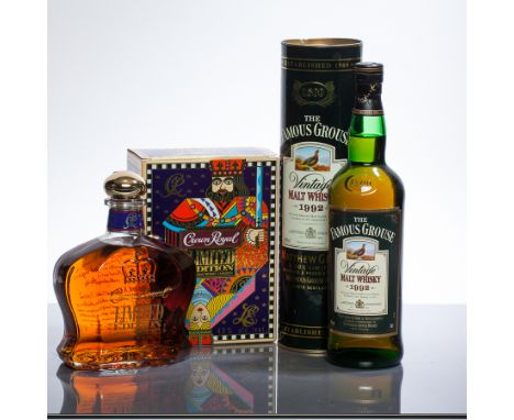 THE FAMOUSE GROUSE VINTAGE 1992
Blended Scotch Whisky, bottled 2004. 70cl, 40% volume, in tin.
CROWN ROYAL 1979 LIMITED EDITI