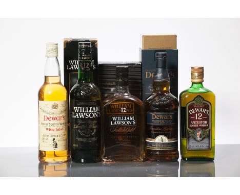 DEWAR'S 18 YEAR OLD FOUNDER'S RESERVE
Blended Scotch Whisky. Bottle no. A 29063. 75cl, 43% volume, in box.
DEWAR'S WHITE LABE