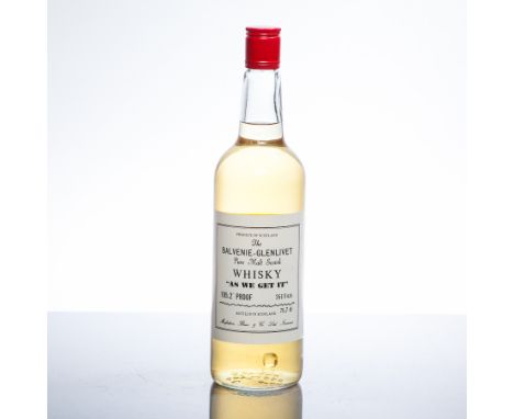 THE BALVENIE - GLENLIVET AS WE GET IT
Pure Malt Scotch, bottled by MacFarlane, Bruce & Co Ltd Inverness. 26 2/3 fl ozs/75.5cl