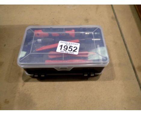 100 piece repair toolbox with assorted bits and attachments. UK P&amp;P Group 1 (£16+VAT for the first lot and £2+VAT for sub