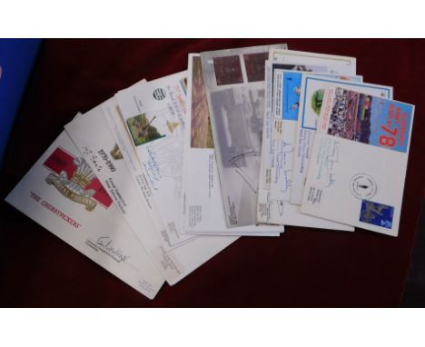 Great Britain Postal History group of (14) British Army covers featuring events and anniversaries many signed by Senior Offic