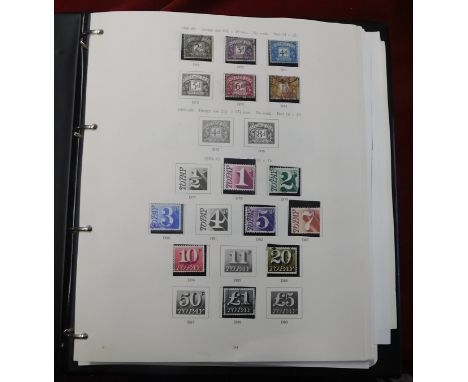 Great Britain 1958-2013 album with mounted pages, postage dues and regionals u/m and used
