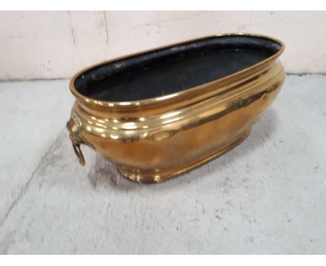  Sale Item:    LARGE BRASS JARDINIERE (AF)   Vat Status:   No Vat   Buyers Premium:  This lot is subject to a Buyers Premium 
