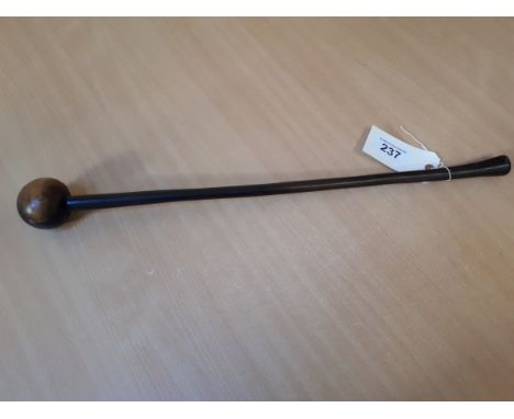  Sale Item:    HARDWOOD KNOB KIERRIE 73 CMS   Vat Status:   No Vat   Buyers Premium:  This lot is subject to a Buyers Premium