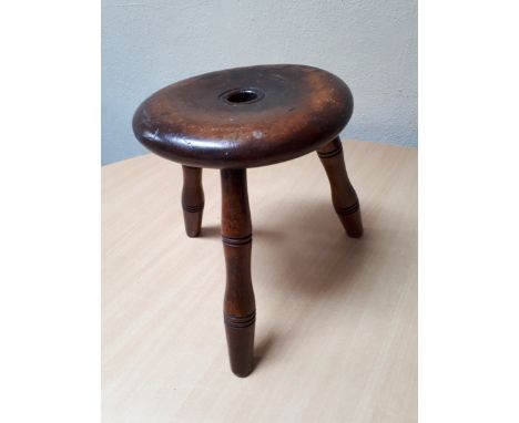  Sale Item:    SMALL MAHOGANY STOOL (AF)   Vat Status:   No Vat   Buyers Premium:  This lot is subject to a Buyers Premium of