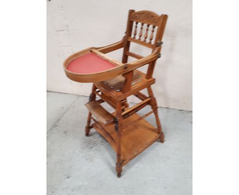  Sale Item:    METAMORPHIC HIGH CHAIR   Vat Status:   No Vat   Buyers Premium:  This lot is subject to a Buyers Premium of 15