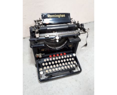  Sale Item:    REMINGTON TYPEWRITER (AF)   Vat Status:   No Vat   Buyers Premium:  This lot is subject to a Buyers Premium of