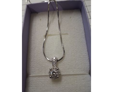  Sale Item:    DIAMOND PENDANT (UNTESTED)   Vat Status:   No Vat   Buyers Premium:  This lot is subject to a Buyers Premium o