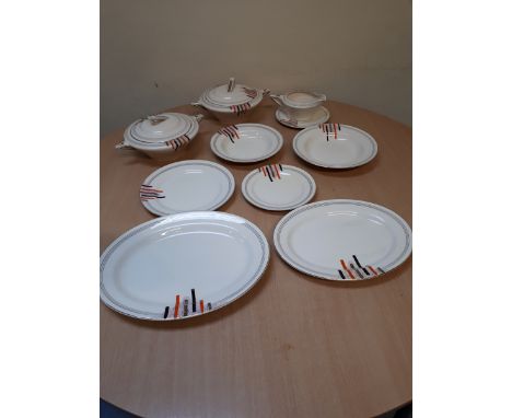  Sale Item:    28 PCS SOHO POTTERY ART DECO MELODY  Vat Status:   No Vat   Buyers Premium:  This lot is subject to a Buyers P
