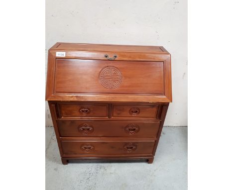  Sale Item:    ROSEWOOD BUREAU   Vat Status:   No Vat   Buyers Premium:  This lot is subject to a Buyers Premium of 15% + Vat