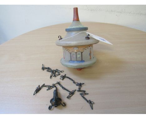  Sale Item:    ORIENTAL STYLE GLASS LIGHT SHADE (AF)  Vat Status:   No Vat   Buyers Premium:  This lot is subject to a Buyers