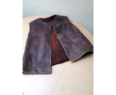  Sale Item:    BRITISH ARMY LEATHER JERKIN (AF)   Vat Status:   No Vat   Buyers Premium:  This lot is subject to a Buyers Pre