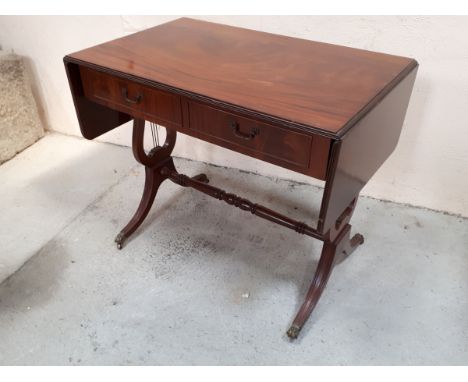  Sale Item:    MAHOGANY SOFA TABLE   Vat Status:   No Vat   Buyers Premium:  This lot is subject to a Buyers Premium of 15% +