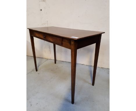  Sale Item:    MAHOGANY SIDE TABLE WITH DRAWER   Vat Status:   No Vat   Buyers Premium:  This lot is subject to a Buyers Prem