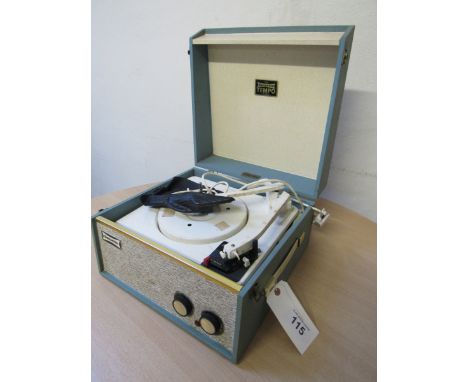  Sale Item:    DANSETTE TEMPO RECORD PLAYER(AF)   Vat Status:   No Vat   Buyers Premium:  This lot is subject to a Buyers Pre