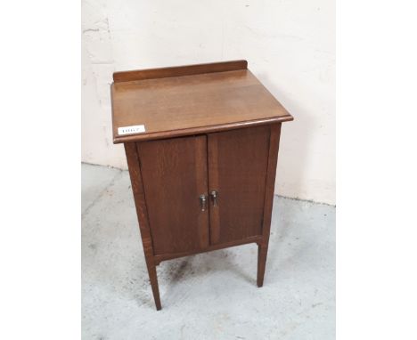  Sale Item:    OAK ART DECO RECORD CABINET (AF)   Vat Status:   No Vat   Buyers Premium:  This lot is subject to a Buyers Pre