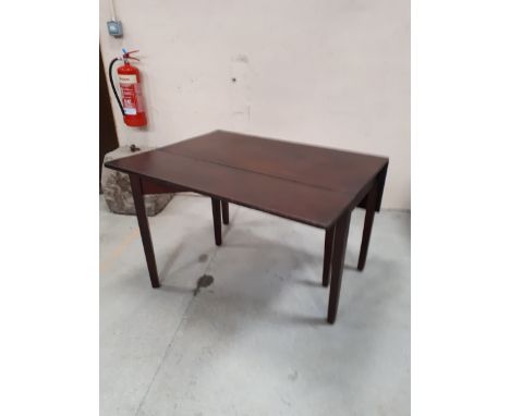  Sale Item:    MAHOGANY DROP LEAF TABLE (AF)   Vat Status:   No Vat   Buyers Premium:  This lot is subject to a Buyers Premiu