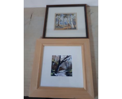  Sale Item:    2 PICTURES E VOGEL TREES & C O'KEEFE -SILHOUETTED TREE  Vat Status:   No Vat   Buyers Premium:  This lot is su