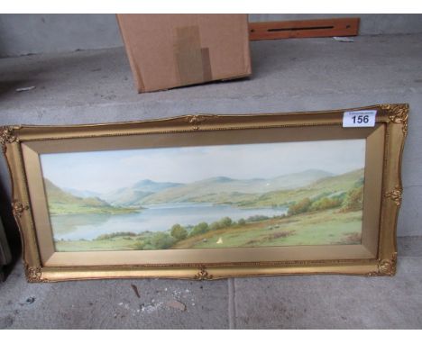  Sale Item:    W C PAINTING LOCH BY W LOMAS   Vat Status:   No Vat   Buyers Premium:  This lot is subject to a Buyers Premium