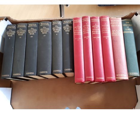  Sale Item:    6 VOLUMES WINSTON CHURCHILL 2ND W WAR HISTORY ENGLISH PEOPLE ETC  Vat Status:   No Vat   Buyers Premium:  This