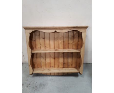  Sale Item:    STRIPPED PINE WALL SHELF   Vat Status:   No Vat   Buyers Premium:  This lot is subject to a Buyers Premium of 