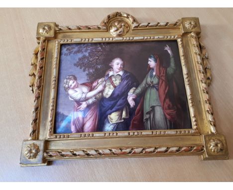  Sale Item:    ENAMEL GARRICK BETWEEN TRAGEDY- COMEDY (AF)  Vat Status:   No Vat   Buyers Premium:  This lot is subject to a 