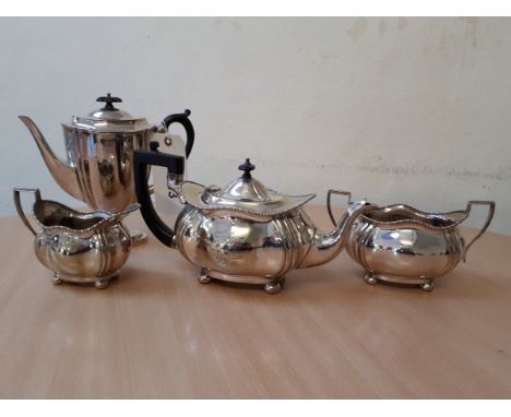  Sale Item:    SILVER PLATED TEA SERVICE (AF)   Vat Status:   No Vat   Buyers Premium:  This lot is subject to a Buyers Premi